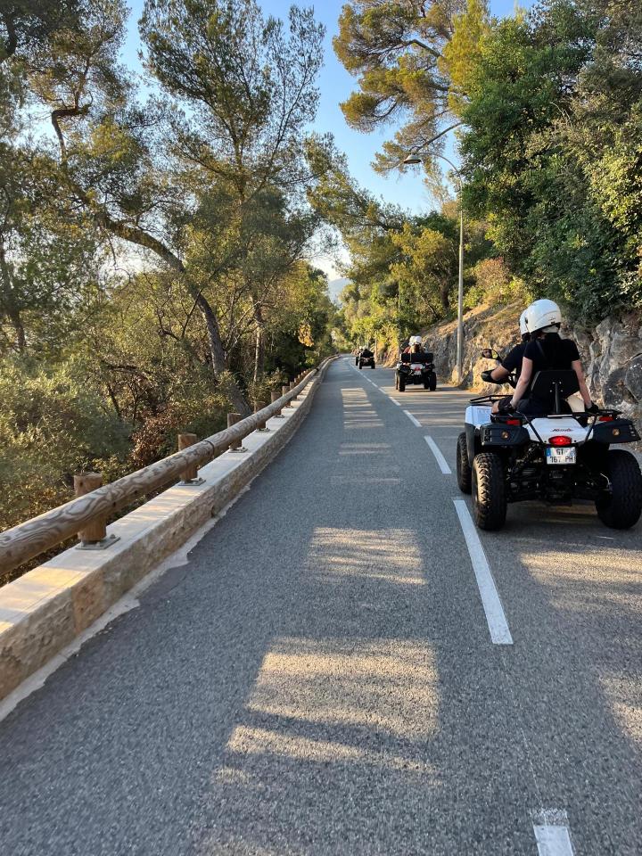 Excursion en quad Nice